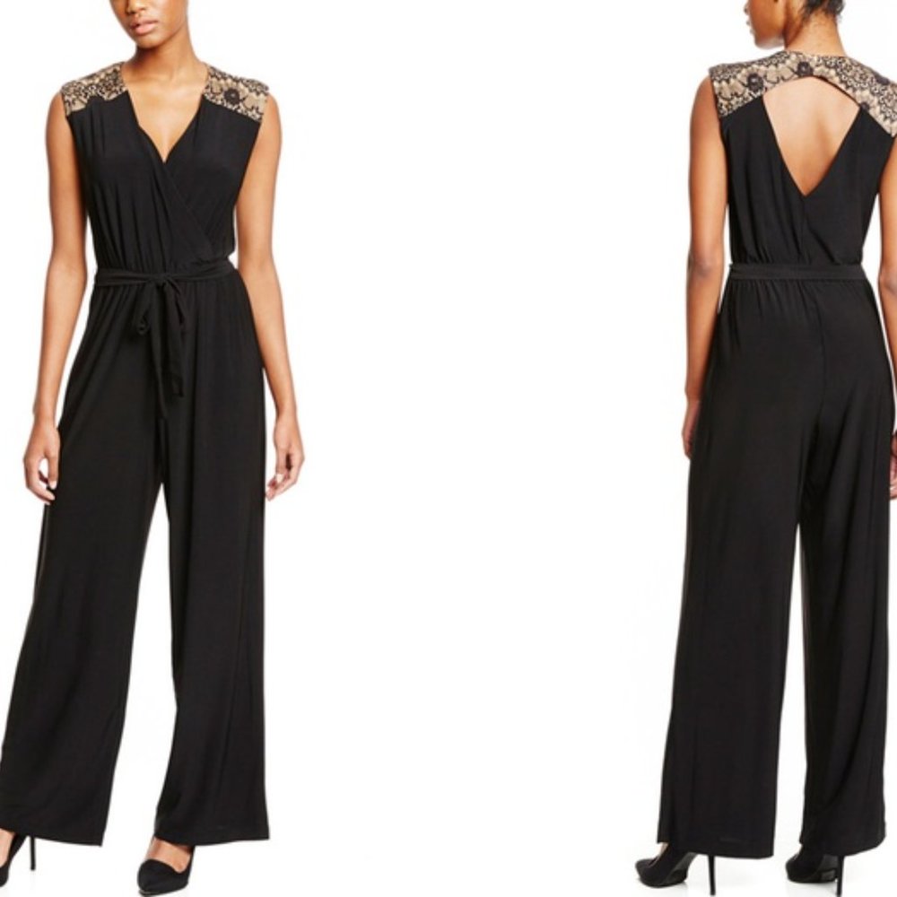 Emma & Michele Black Jump Suit